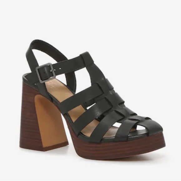 Crown Vintage Platform ‘Farlie’ Sandal - Picture 1 of 12